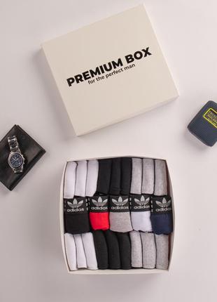 Трусы 5шт + 18 пар носков adidas//u65-s7/premium box