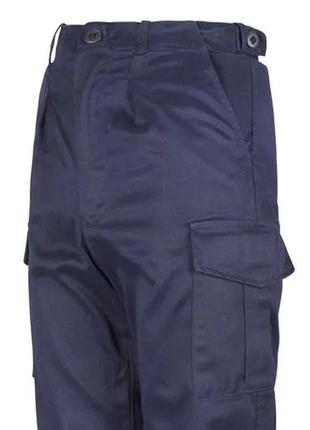 Карго брюки royal navy awd fr штаны военные милитари синие с карманами cargo pants trousers6 фото