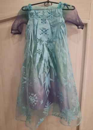 Карнавальна сукня ( платье) ельзи крижане серце4 фото