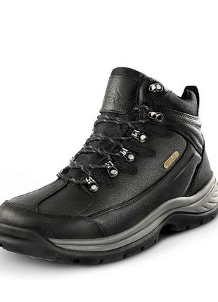 Nortiv 8 men's leather waterproof hiking boots mid ankle trekking mountaineering, 12 us, 30 cm