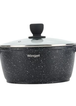 Каструля алюмінієва з кришкою 16 см 1,2 л ringel rg-2107-16