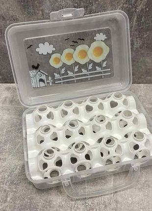 Лоток для яєць 12 шт. 22*14.5*7 см. irak plastik yu-1204 фото
