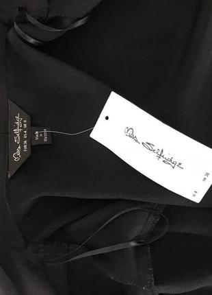 Чёрная атласная, шелковая блуза на запах, рубашка6 фото