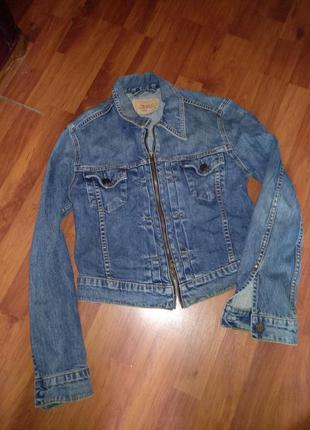 Джинсовка, джинсовая куртка женская, пиджак, жакет от американского бренда levis2 фото