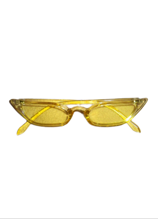 Жовті сонцезахисні окуляри y2k