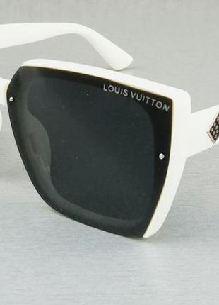 Louis vuitton очки женские солнцезащитные в молочной оправе1 фото