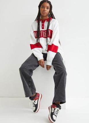 Свитшот h&m, оверсайз, размер xs.