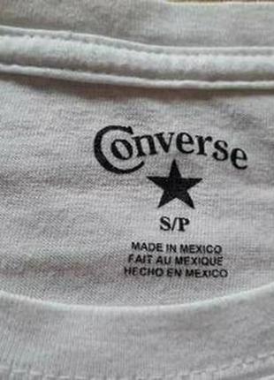 Футболка белая фирменная converse5 фото