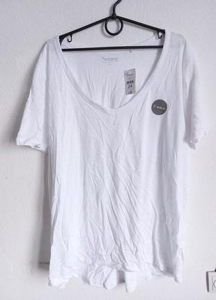 Базовая натуральная футболка 24рр