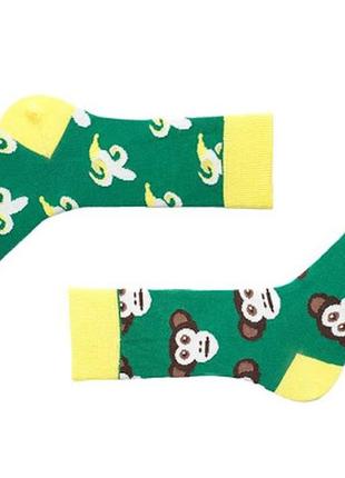 Шкарпетки різно парні sammy icon «albert» мавпа банан