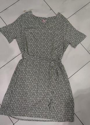 Женское вискозное оливковое платье cecil 54-56 (2xl-3xl-4xl)5 фото