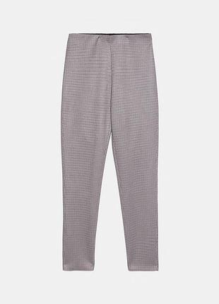 Плотні лосіни, легінси в клітинку zara
