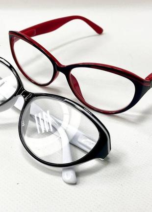 Корректирующие женские очки, лисички флекс дужки2 фото