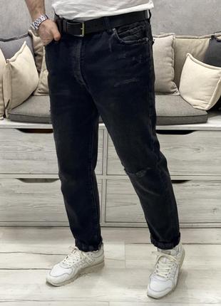 Стильные джинсы свободного кроя, мом джинс, бойфренд1 фото