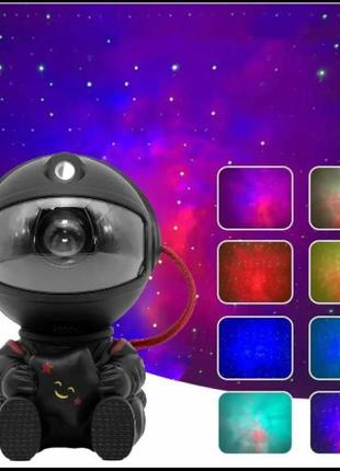 Лазерний нічник-проектор зоряного неба астронавт сидячий – з пультом вт5973