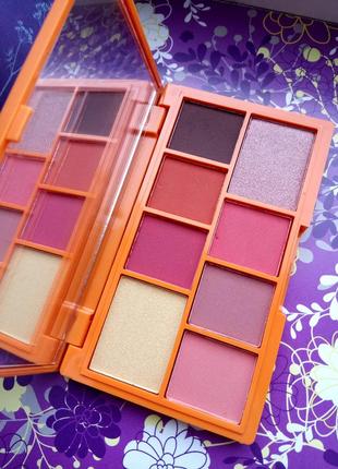 Мини палетка теней i ❤️ revolution chocolate orange #розбираю