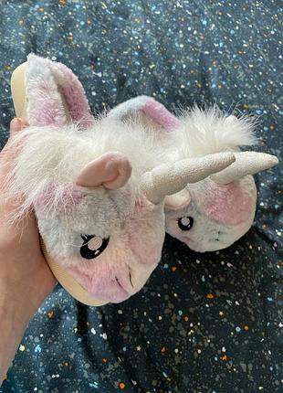 Неймовірні тапки капці домашні тапулі єдинороги