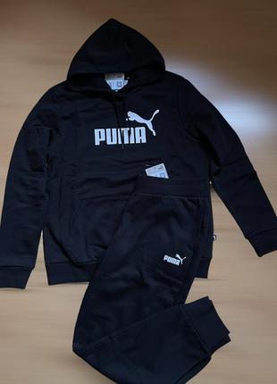 Костюм мужской теплый на флисе puma original 🇺🇸1 фото