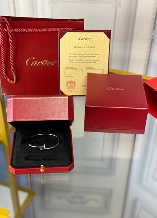 Браслет тонкий гвоздь картье cartier1 фото