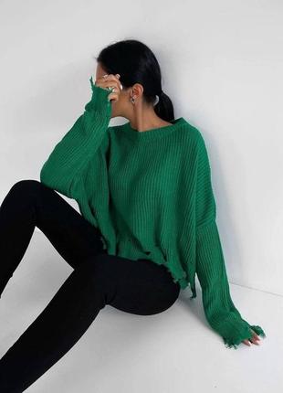 Женский укороченный свитер туречки7 фото