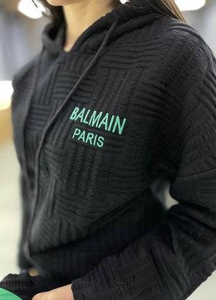 Женский костюм balmain (тройка: костюм + жилетка)4 фото