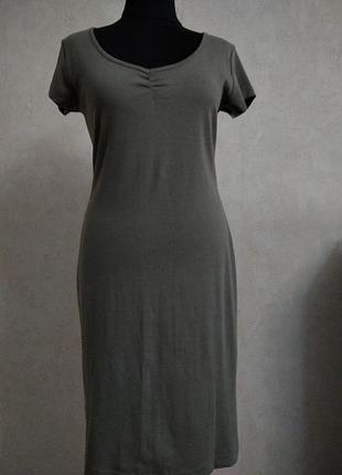 Sale! трикотажне плаття в спортивному стилі! р14(46-48)!!