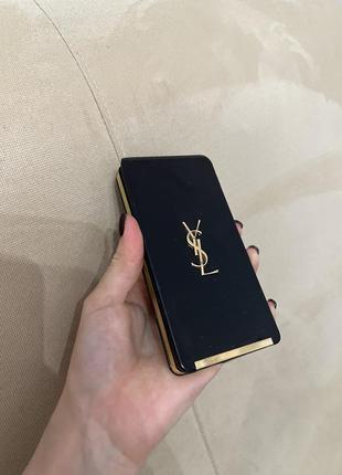 Палетка yves saint laurent, помада, тіні, румяна, румʼяна