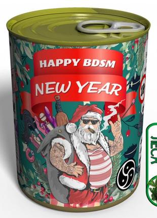 Консервированные носки happy bdsm new year - новогодние бдсм носки