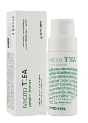 Энзимная пудра для умывания с чайным деревом medi-peel micro tea powder cleanser 70 г