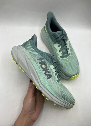 Кроссовки hoka challenger 7 turquoise (1134498-mgtr) оригинал