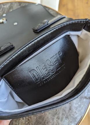 Сумка в стиле diesel / сумка клатч diesel черный4 фото