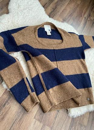 Levis шерстяной свитер в полоску