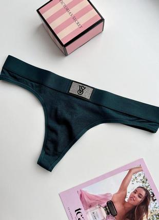 Трусики стрінги з камінчиками victoria’s secret