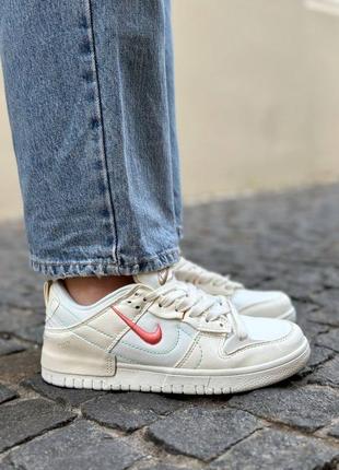 Кроссовки nike dunk low disrupt 2 pale ivory