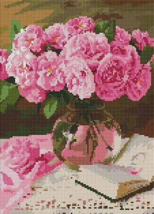 Картина алмазная мозаика садовые розы