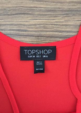 Шифоновый топ topshop3 фото