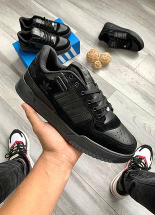 Кроссовки adidas forum low black