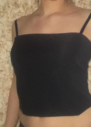 Топ чорний, майка