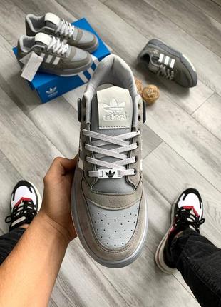 Кросівки adidas forum low silver 7