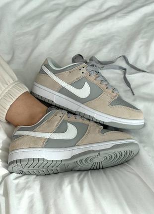 Кроссовки nike dunk wolf grey2 фото