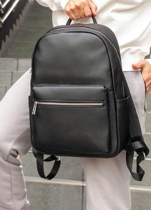 Мужской качественный и стильный рюкзак из натуральной кожи4 фото