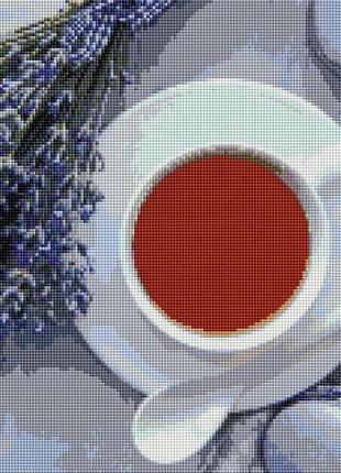 Алмазная мозаика "лавандовый чай"