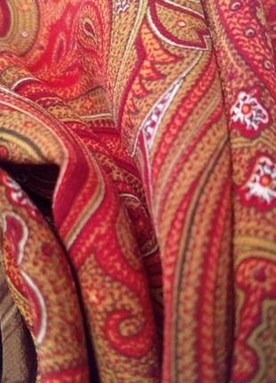Винтажный шелковый платок daniel la foret оригинал подписной сбруя роуль6 фото