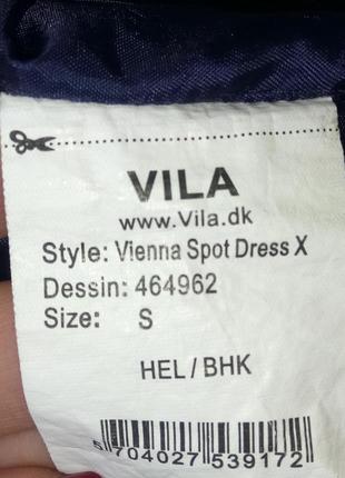 Платье миди в горошек от бренда vila5 фото