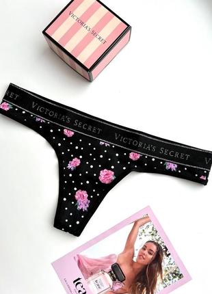 Коттоновые стринги victoria’s secret