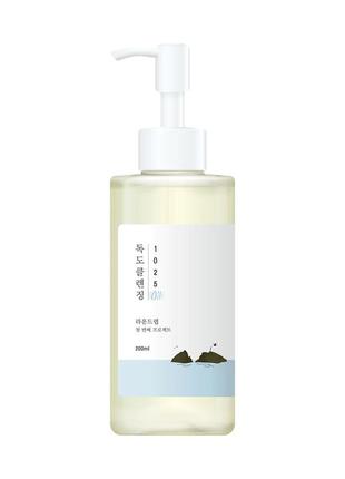 Гидрофильное масло round lab - 1025 dokdo cleansing oil - 200ml1 фото