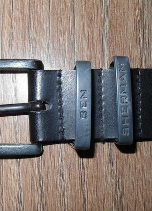 Ремінь шкіряний ben sherman leather belt3 фото