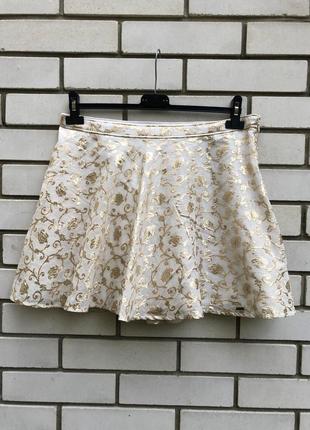 Очень красивая,новая, легкая,золотистая юбка от hollister1 фото