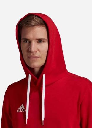 Чоловічі худі adidas entrada 22 hoody red р. m, l2 фото