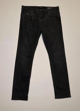 Джинсы hugo boss mens delaware slim fit jeans coal - w32 l303 фото